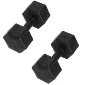 Springos Egykezes Súlyzó - 2 x 10 kg - Fekete kép