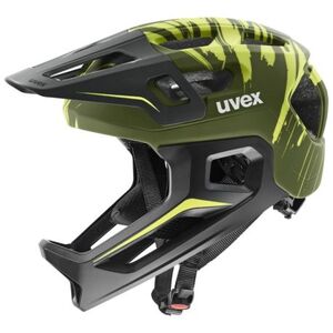 Junior kerékpáros sisak UVEX REACT JR FULLFACE, GREEN kép
