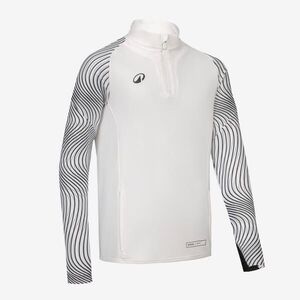 Kipsta Gyerek melegítőfelső, félig cipzáros - CLUB Wavy kép