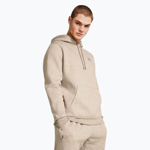 Férfi melegítőfelső Under Armour Essential Fleece Hoodie timberwolf taupe light hthr/timberwolf taupe (Essential Fleece Hoodie 1373880) kép