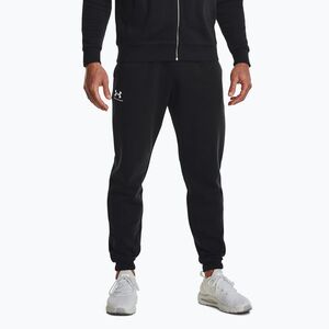 férfi edzőnadrág Under Armour Essential Fleece Joggers black/white (Essential Fleece Joggers 1373882) kép