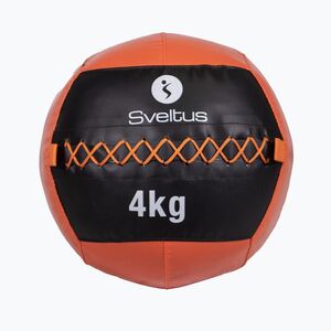 Sveltus fali labda 4 kg fekete/piros (Wall Ball 4904) kép