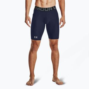 Férfi Under Armour HG Armour hosszú rövidnadrág éjfekete-sárga/fehér (HG Armour Long Shorts 1361602-410) kép