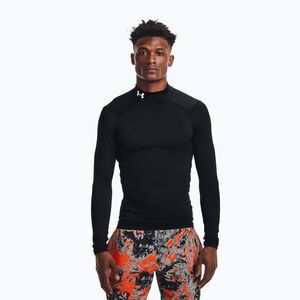 Hosszú ujjú edzőfelső férfi Under Armour Comp Mock UA Armour black/white (Comp Mock UA Armour 1366072-001) kép