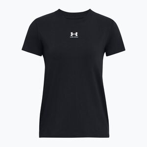 Under Armour női Rival Core hydro fekete/fehér póló (Rival Core 1383648-001) kép