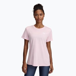 Under Armour Tech C-Twist prime rózsaszín/fehér női edzőpóló (Tech C-Twist 1384230-647) kép