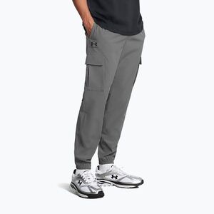 Férfi edzőnadrág Under Armour Vibe Woven Cargo castlerock/black (Vibe Woven Cargo 1386558-025) kép