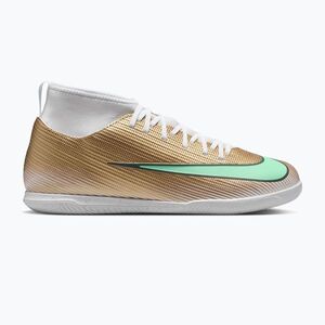 Gyermek focicipők Nike Jr. Mercurial Superfly 11 Club "Kylian Mbappé" metallic gold/green glow (Mercurial Superfly 11 Club "Kylian Mbappé" Jr IN IV5830-701) kép