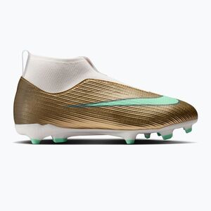 Gyermek focicipők Nike Jr. Mercurial Superfly 11 Academy "Kylian Mbappé" metallic gold/green glow (Mercurial Superfly 11 Academy "Kylian Mbappé" Jr MG IR0790-701) kép
