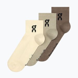 Zokni On Logo Sock Mid 3 pack hare/brume (Logo Sock Mid 2UF10524953) kép