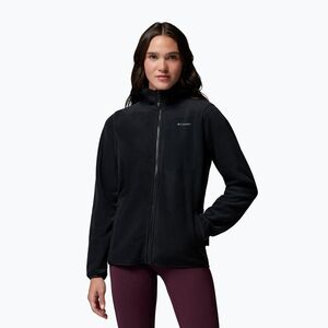 Női polár pulóver Columbia Pacific Arch 200 Hooded Full Zip Fleece Black (Pacific Arch 200 Hooded Full Zip Fleece 2172782010) kép