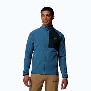 Férfi polár pulóver Columbia Superior Summit Grid Full Zip phoenix blue (Superior Summit Grid Full Zip 2173013442) kép