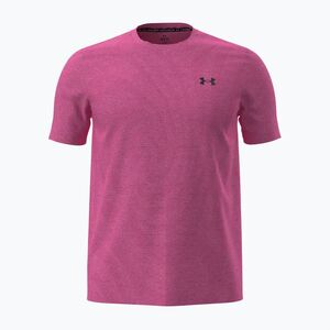 Férfi edző póló Under Armour Vanish Seamless Novelty SS pink frenzy/ultimate black (Vanish Seamless Novelty 6010603-637) kép