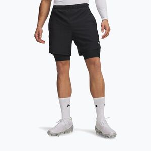 Férfi edző rövidnadrág Under Armour Vanish Woven 2.0 2IN1 Shorts black/white (Vanish Woven 2.0 2IN1 6013950-001) kép