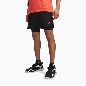 Férfi edző rövidnadrág Under Armour Vanish Woven 2.0 2IN1 Shorts ultimate black/venom red/venom red (Vanish Woven 2.0 2IN1 6013950-008) kép