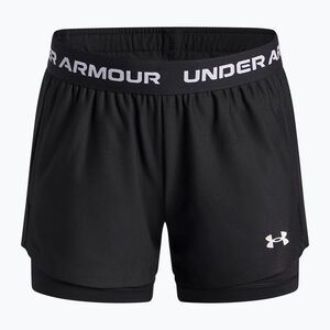 Gyerek edző rövidnadrág Under Armour UA Tech Play Up 2IN1 Shorts black/black/white (UA Tech Play Up 2IN1 6004985-005) kép