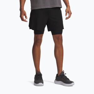 Férfi edző rövidnadrág Under Armour Vanish Elite 2IN1 Shorts ultimate black/ultimate black/ultimate black (Vanish Elite 2IN1 6009869-008) kép
