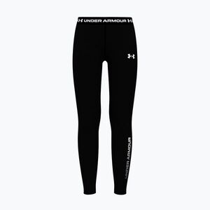 Gyerek leggingsek Under Armour HeatGear Branded Leggings black/white (HeatGear Branded 6013697-001) kép