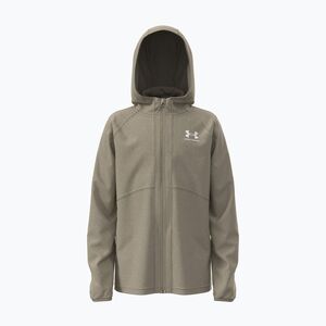 Férfi edződzseki Under Armour Vibe Woven Windbreaker Jacket city khaki/white (Vibe Woven Windbreaker 6009836-299) kép