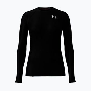 Női edző hosszú ujjú póló Under Armour HG Authentics Comp LS ultimate black/white (HeatGear Compression 1365459-008) kép