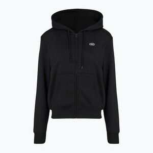 Női pulóver Under Armour Rival Fleece Full Zip ultimate black/white (Rival Fleece Full Zip 6016556-008) kép