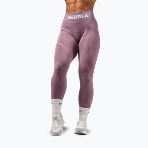 Női edzőleggingsek NEBBIA Flow Seamless Hight Waist Push Up pink (Flow Seamless Hight Waist Push Up 496) kép