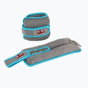 Csuklósúlyok Body Sculpture Bb 2720U 2 x 1, 15 kg grey/blue (BB 2720U) kép