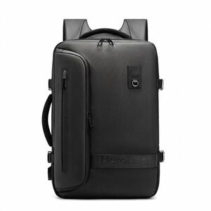 HeroBag vákuumos hátizsák repülőre, fekete kép