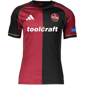 1. FC Nürnberg Home Jersey 2025/26 kép