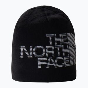 Férfi téli sapka The North Face Reversible Highline fekete/fekete/fehér (Reversible Highline NF0A7WLAYA71001) kép