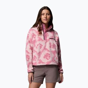 Női polár pulóver Columbia Helvetia II Printed Cropped Half Snap rosette/sprayflower (Helvetia II Printed Cropped Half Snap 2098501661) kép