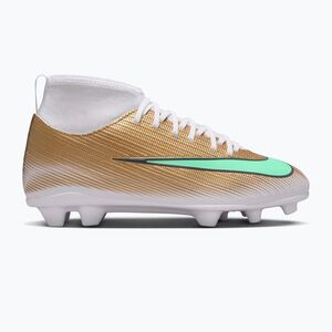 Gyermek focicipők Nike Jr. Mercurial Superfly 11 Club "Kylian Mbappé" metallic gold/green glow (Mercurial Superfly 11 Club "Kylian Mbappé" Jr MG IR0788-701) kép