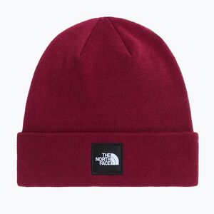 Téli sapka The North Face Dock Worker Recycled Beanie burgundy crush (Dock Worker Recycled Beanie NF0A8HMGMVO1) kép