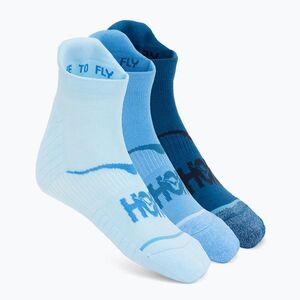 Zokni HOKA No-Show Run Sock 3-pack hazy blue/soft cobalt (No-Show Run Sock 3-pack 1122930-HSF) kép