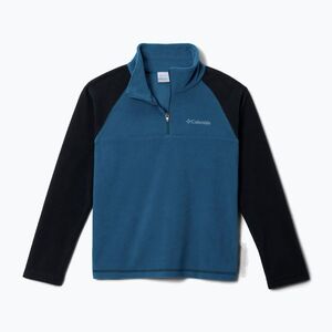 Gyerek polár pulóver Columbia Glacial Half Zip phoenix blue/black (Glacial Half Zip 1557965442) kép