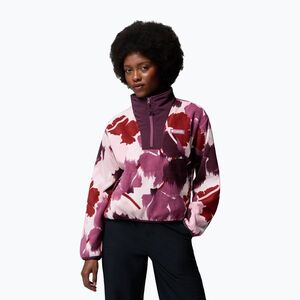 Női polár pulóver Columbia Sequoia Grove II Printed Half Zip antique mauve ikatbloom (Sequoia Grove II Printed Half Zip 2173781551) kép