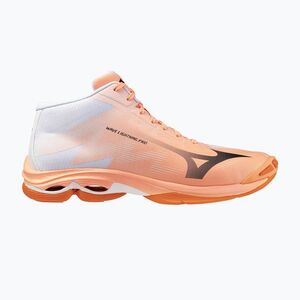 Röplabda cipő Mizuno Wave Lightning Pro Mid flamingo coral/carbon/white (Wave Lightning Pro Mid V1GA266580) kép