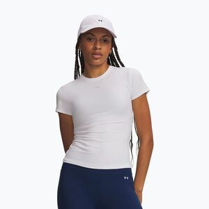 Női edző póló Under Armour Motion Fitted SS white/halo gray (Motion Fitted 6013774-100) kép
