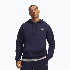Férfi pulóver Under Armour Rival Fleece Hoodie midnight navy/white (Rival Fleece Hoodie 6013448-410) kép