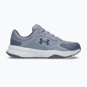 Férfi edzőcipők Under Armour Edge Leather gravel/blue fog/blackout navy (Edge Leather 3028375-002) kép