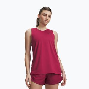 Női edző póló Under Armour Tech Tank Solid claret/ox blood (Tech Tank Solid 1383655-622) kép