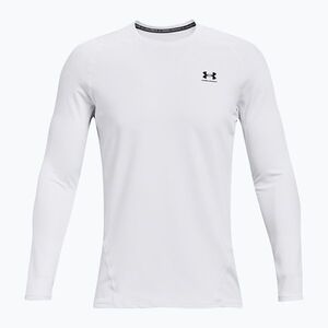 Férfi edző hosszú ujjú póló Under Armour CG Armour Fitted Crew white/black (CG Armour Fitted Crew 1366068-100) kép