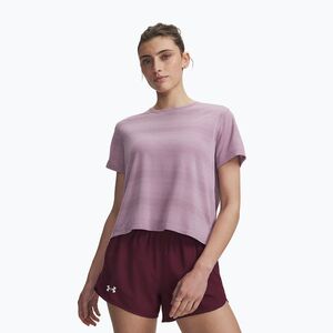 Női futó póló Under Armour Velociti SS mauve pink/reflective (Velociti 6009540-698) kép