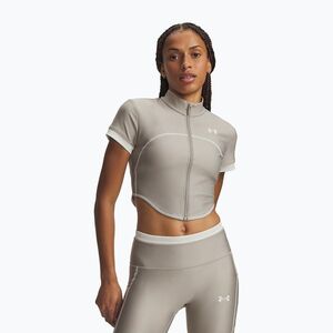 Női edző póló Under Armour HeatGear Novelty timberwolf taupe/summit white (HeatGear Novelty 6013658-203) kép
