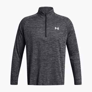 Férfi pulóver Under Armour Tech Textured 1/2 Zip LS black/white (Tech Textured 1/2 Zip 1382797-001) kép