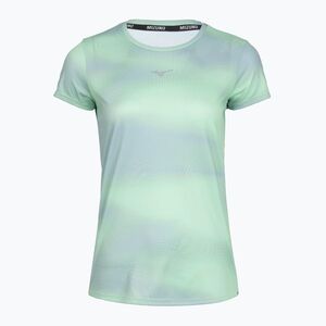 Női futópóló Mizuno Core Graphic Tee flash menta (Core Graphic Tee J2GAC2032) kép