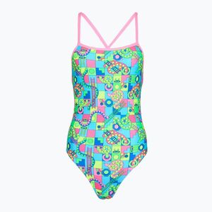 Női egyrészes fürdőruha Funkita Tie Me Tight One piece lakes & saddles (Tie Me Tight One Piece FKS036L7231208) kép