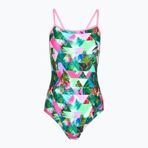 Női egyrészes fürdőruha Funkita Single Strap One piece sub lime (Single Strap One Piece FKS030L7229808) kép