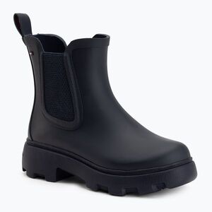 Női gumicsizma Tommy Hilfiger Rubber Flag Cleated space blue (Rubber Flag Cleated FW0FW09387DW6) kép