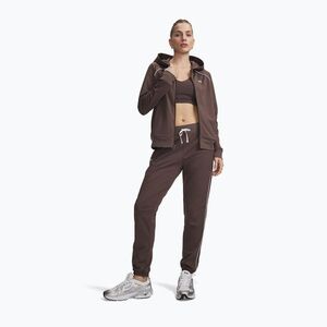 Női tréningruha Under Armour Rival Tricot Tracksuit HD peppercorn/white (Rival Tricot 6001966-200) kép